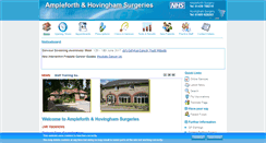 Desktop Screenshot of ampleforth-surgery.co.uk